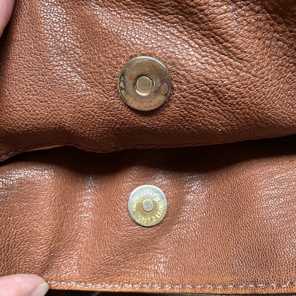 👜 AUTHENTIC Michael Kors Hamilton leather Satchel Shoulder Lock Key Clochette - Picture 11 of 14